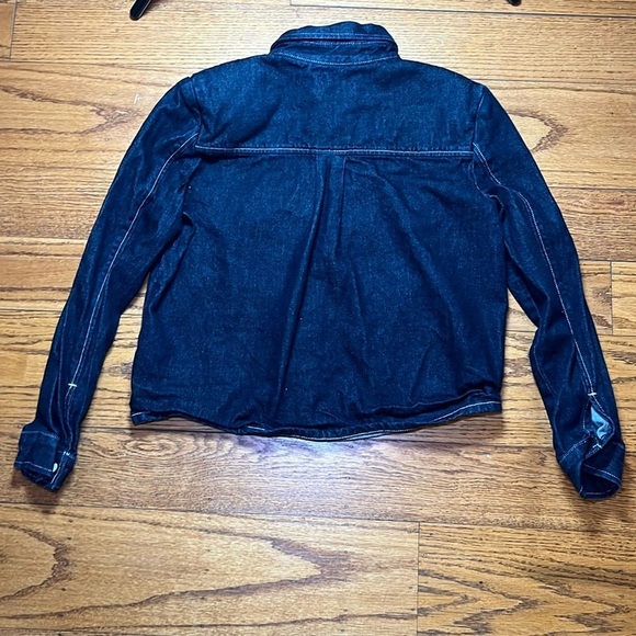 Levi Made & Crafted Line Oversized Crop Utility Jean Jacket Organic Cotton A11 - Picture 3 of 3